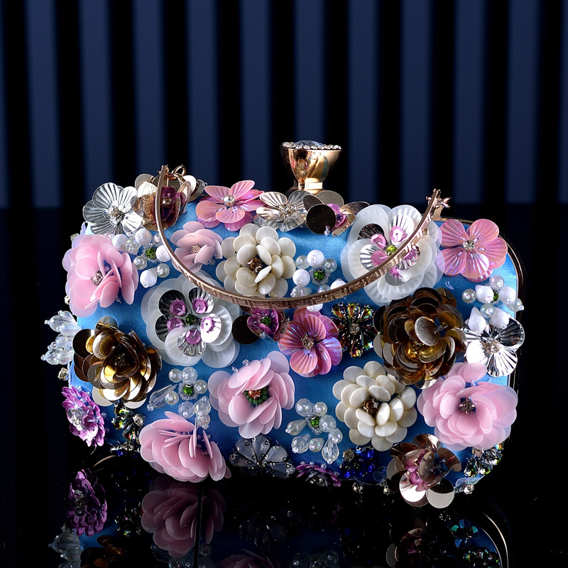 Fashion Women Bags Flower Diam - Mini Purse Chain ulasan dan harga