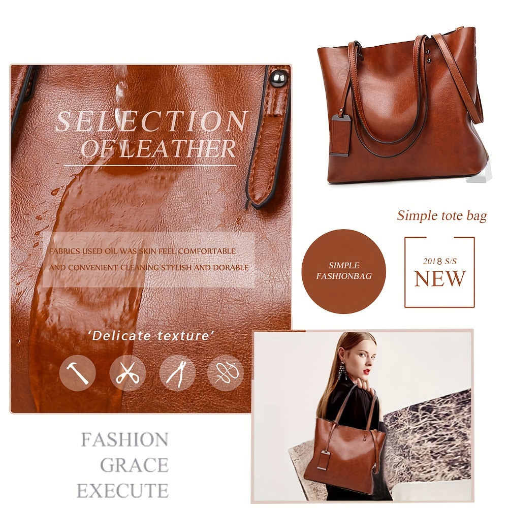 Fashionable Classic Retro Leat - Women Bags For Work ulasan dan harga