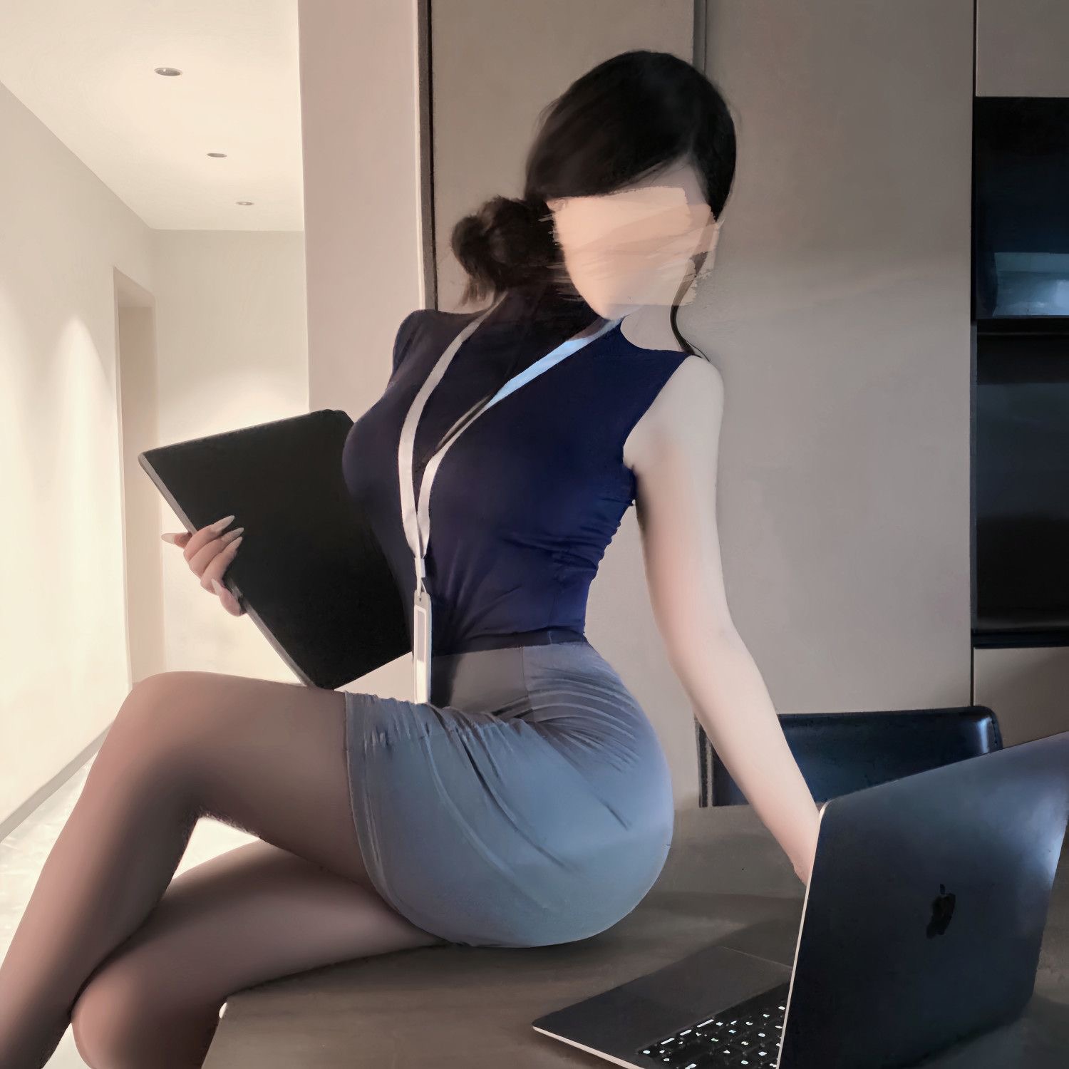 Sweet Skirts Set OL Sexy Pure  - Women Bags Office ulasan dan harga