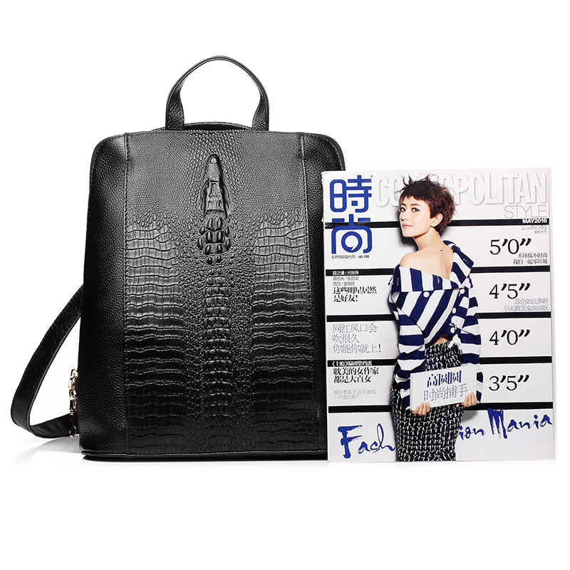 Zency Women's Crocodile Leathe - Mini Backpack Women ulasan dan harga